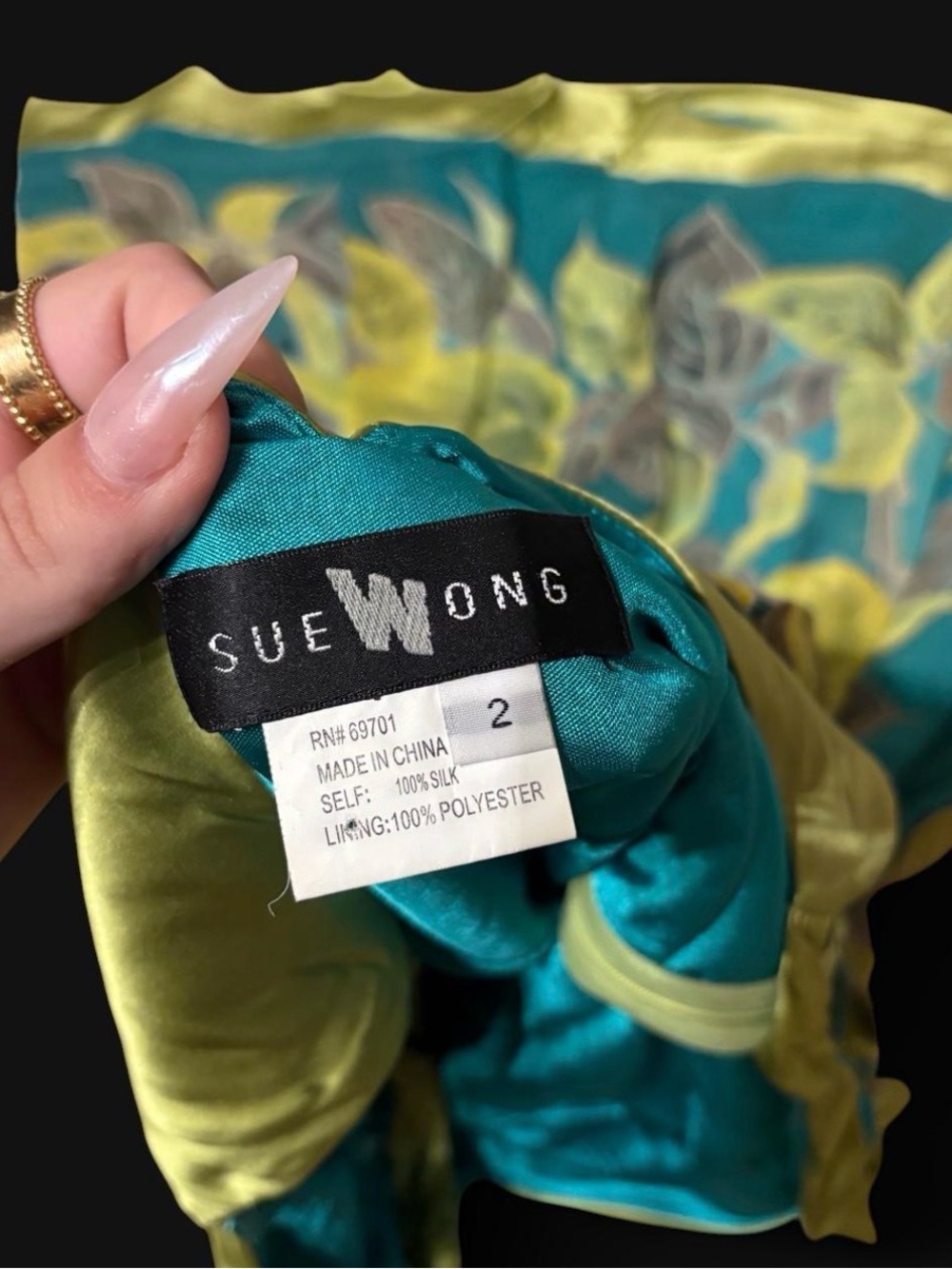 Vintage Sue Wong Y2K Dress - Picture 5 of 6
